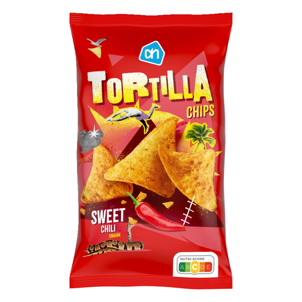 Tortilla chips sweet chili