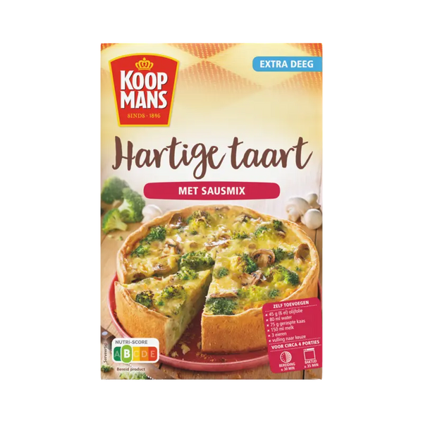 Koopmans Hartige taart met sausmix
