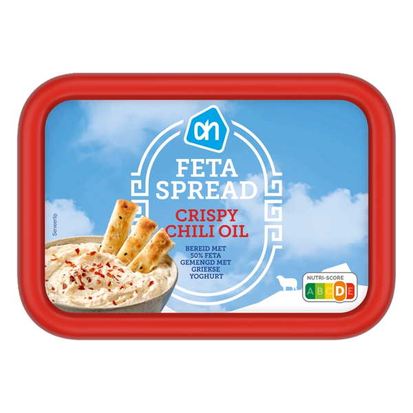 Feta spread crispy chili oil