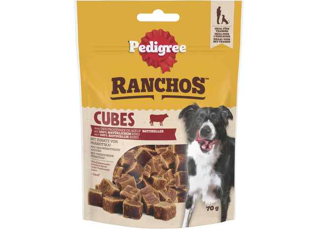 Pedigree Ranchos cubes rund