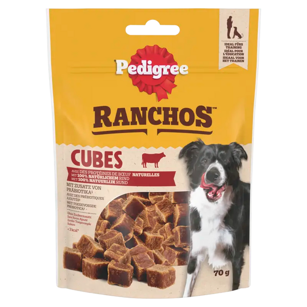 Pedigree Ranchos cubes beef