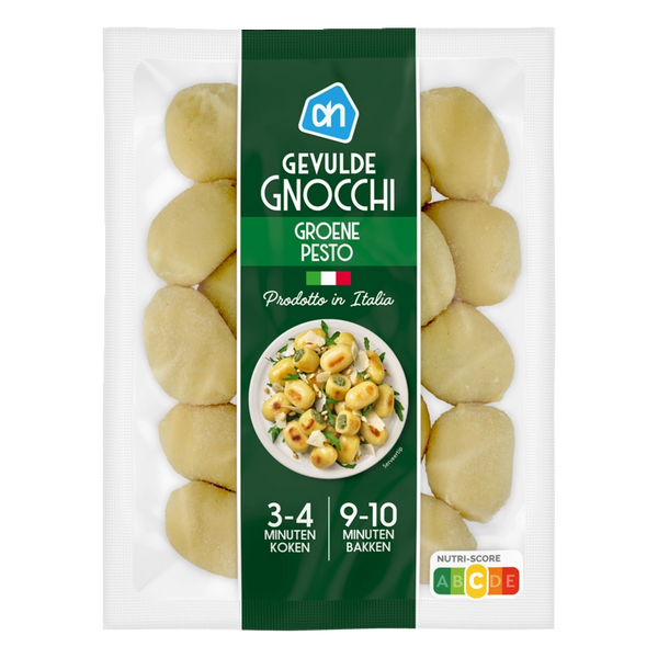 Gevulde gnocchi pesto