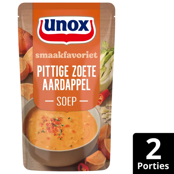 Unox Pittige zoete aardappelsoep