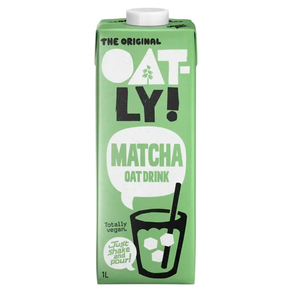 Oatly! Matcha oat drink