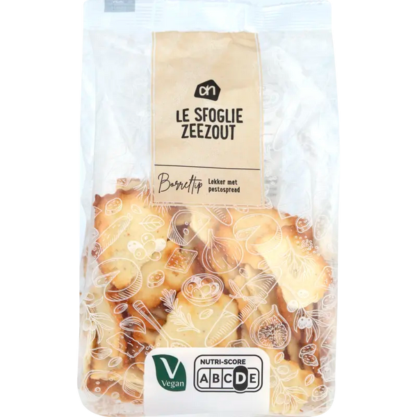 Le sfoglie toast met zeezout