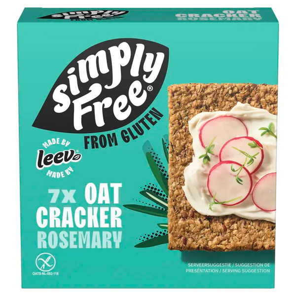 Leev Hafercracker Rosmarin glutenfrei