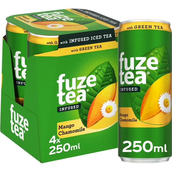 Fuze Tee Grüner Eistee Mango Kamille 4er-Pack