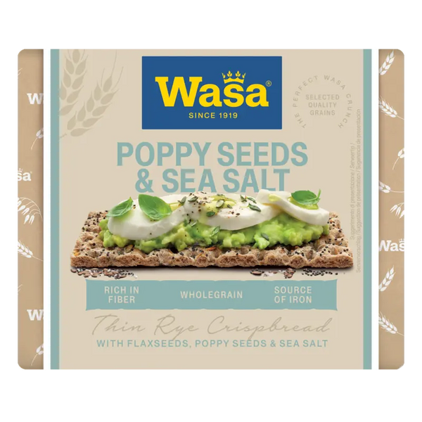 Wasa Knuspriger Twist Mohnsamen & Meersalz