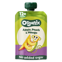 Organix Knijpfruit appel, perzik & mango 12m+