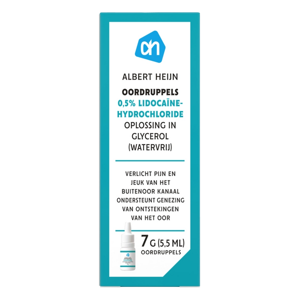 Oordruppels 0,5% lidocaïnehydrochloride