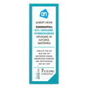 Oordruppels 0,5% lidocaïnehydrochloride