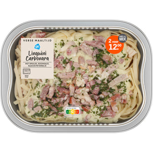Verse maaltijd linguini carbonara