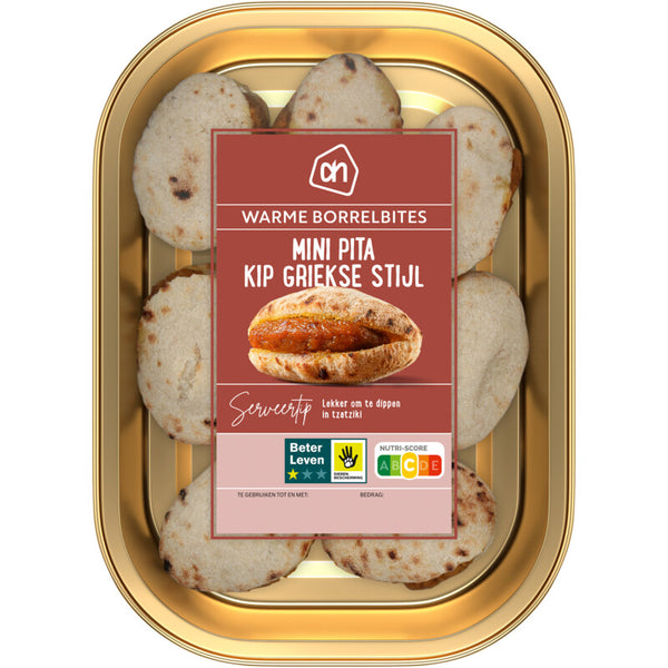 Mini pita kip griekse stijl