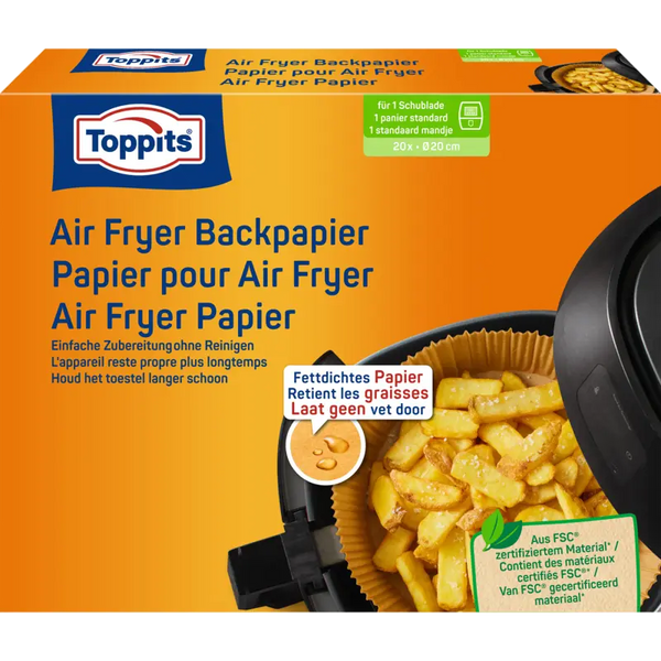 Toppits Airfryer papier 20cm