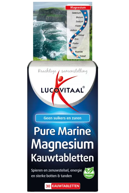 Lucovitaal Pure marine magnesium kauwtablet