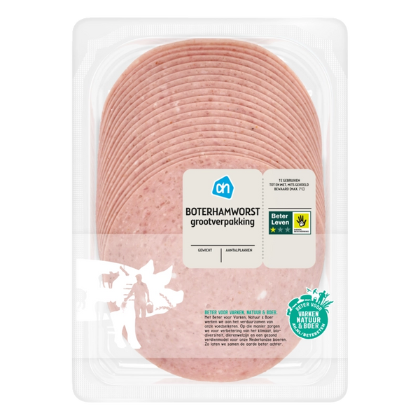 Sliced luncheon meat family pack
