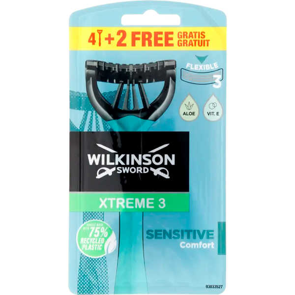 Wilkinson Xtreme3 Sensitive razor blades