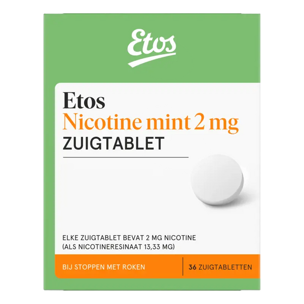 Etos Nicotine zuigtabletten mint 2 mg