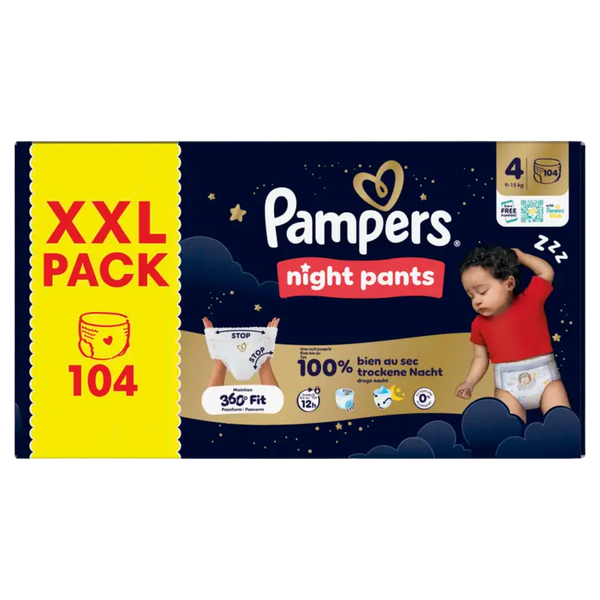Pampers Night Pants Größe 4 XXL-Pack