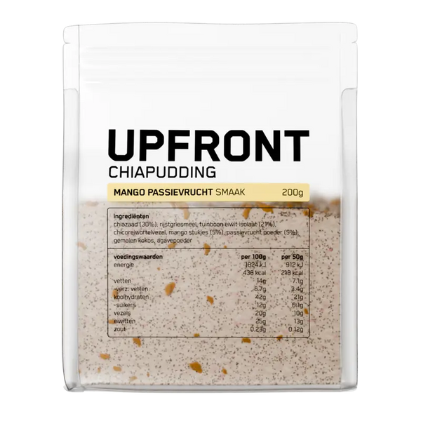 Upfront Chia-Pudding Mango-Passionsfrucht-Geschmack