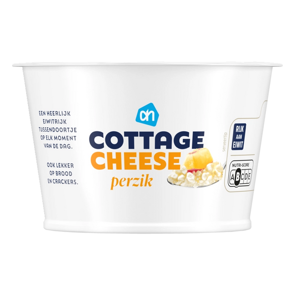Cottage cheese perzik