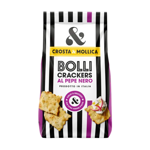 Crosta & Mollica Bolli Cracker schwarzer Pfeffer