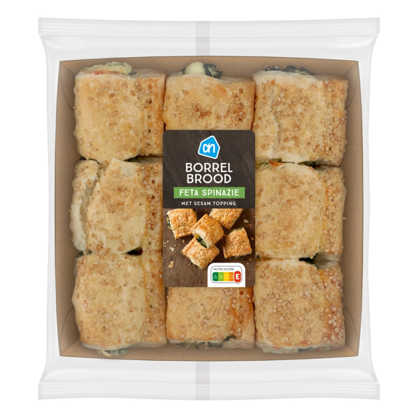 Borrelbrot Feta Spinat