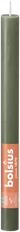 Bolsius Rustic Dinner Candle Olive Green 27cm