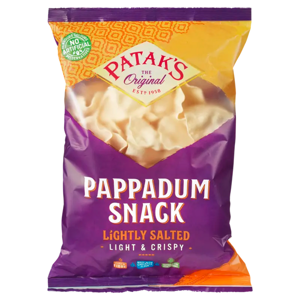 Patak's Pappadum-Snack leicht gesalzen