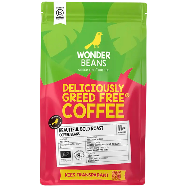 WonderBeans Beautiful bold roast coffee beans