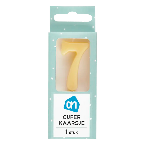Candle number 7 color