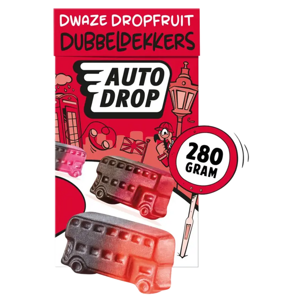 Autodrop Verrückte Lakritz-Frucht-Doppeldecker