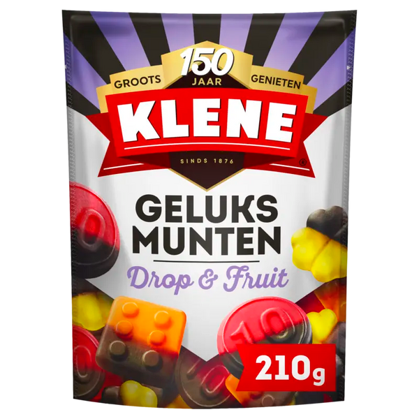 Klene Lucky Coins licorice & fruit