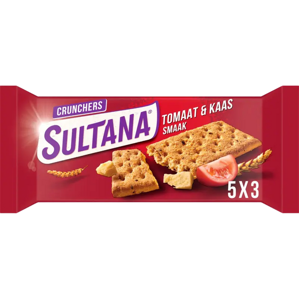 Sultana Crunchers Tomate & Käsegeschmack