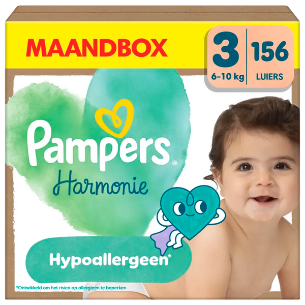 Pampers Harmonie diapers size 3 monthly box