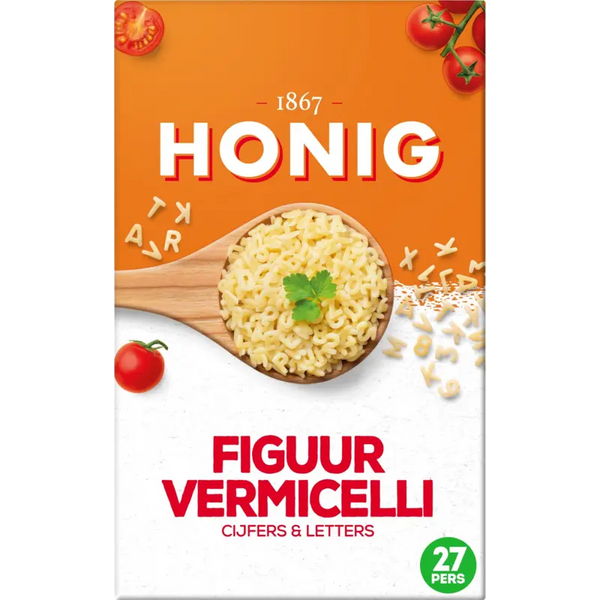 Honig-Figurnudeln Zahlen & Buchstaben