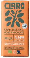 Claro Riegel Milch Salzkaramell 49% Kakao