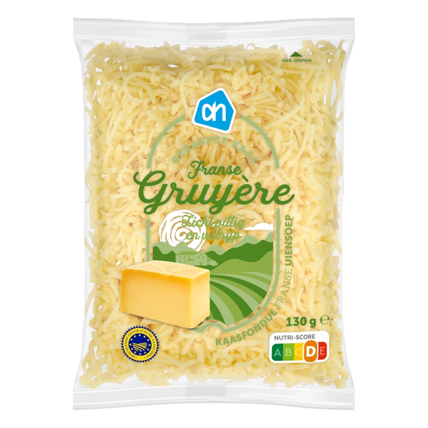Französischer geriebener Gruyère