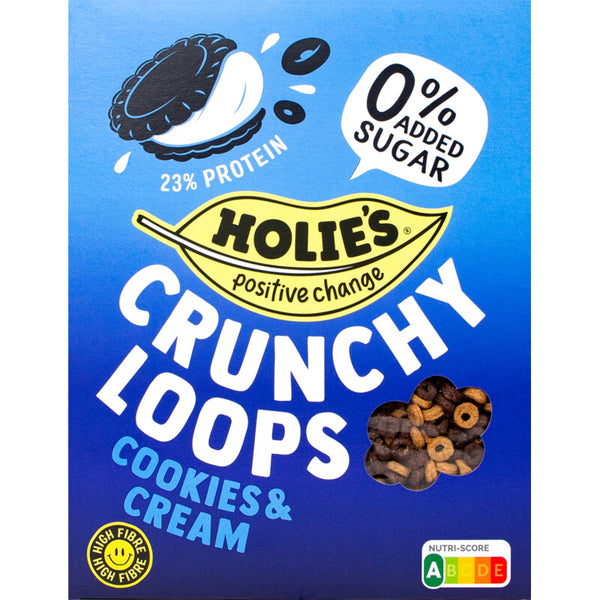 Holie's Crunchy loops cookies & cream
