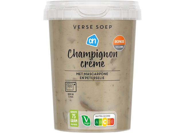 Verse soep champignon crème