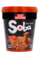 Nissin Soba Becher-Nudeln Sukiyaki Rindfleisch