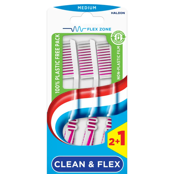 Aquafresh Sauber & Flex mittelzahnbürste