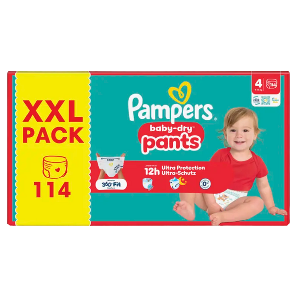 Pampers Baby-dry pants maat 4 XXL pack