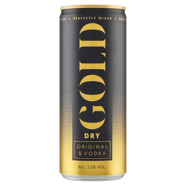 Gold Dry Original & vodka