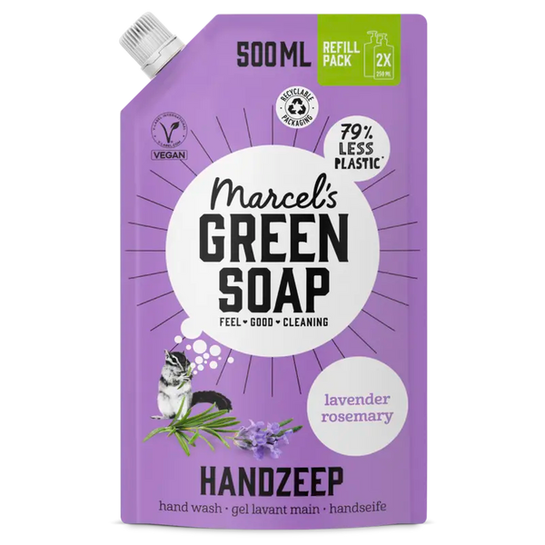 Marcel's Grüne Seife Handseife Lavendel & Rosmarin Nachfüllpackung