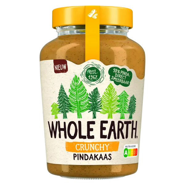 Whole earth Crunchy pindakaas