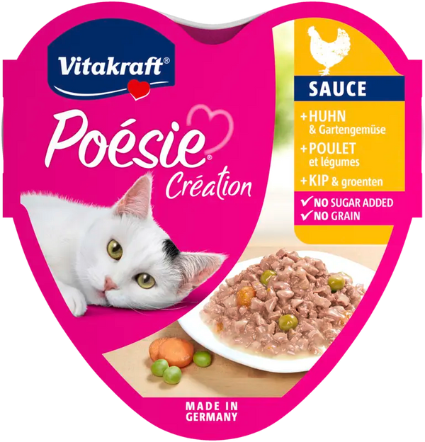 Vitakraft Poesie creation kip & groente in saus