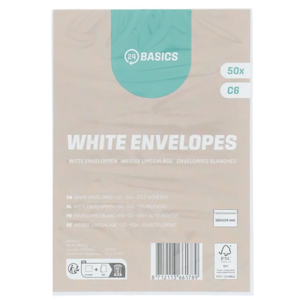 Greenminds Self-adhesive Envelopes C6
