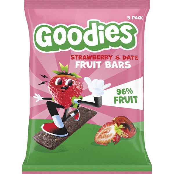 Goodies Strawberry & date fruit bars