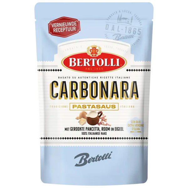 Bertolli Pastasaus in zak carbonara